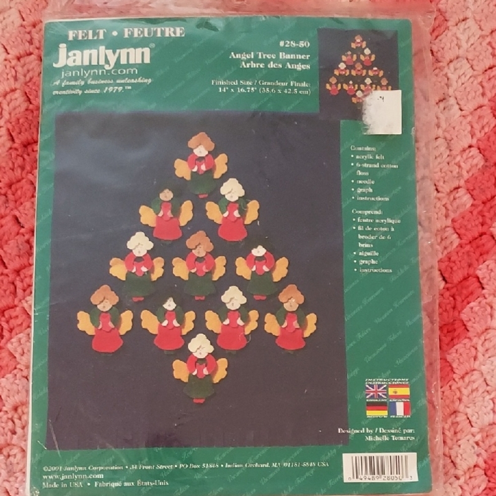Janlynn Angel Tree Banner Kit